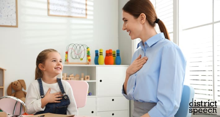 a speech therapist for children who stutter | District Speech & Language Therapy | Washington D.C. & Arlington VA
